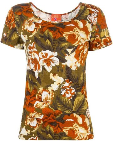 Pre-Owned floral print T-shirt