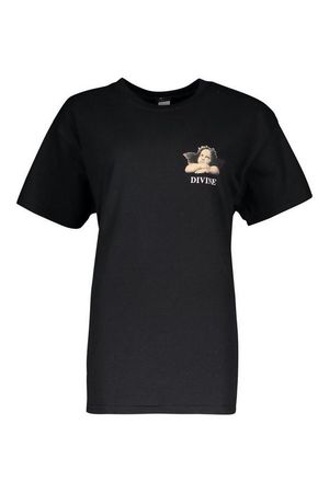 Cherub Printed Extreme Oversized T-Shirt | Boohoo