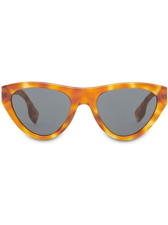 Burberry Eyewear Triangular Frame Sunglasses - Farfetch