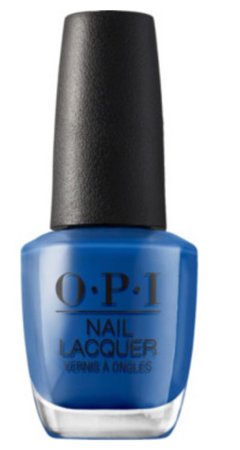 OPI blue nail polish