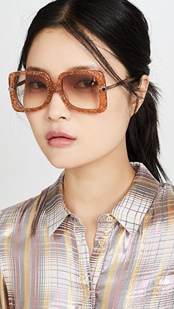 Karen Walker Alternative Fit Eden Sunglasses | SHOPBOP