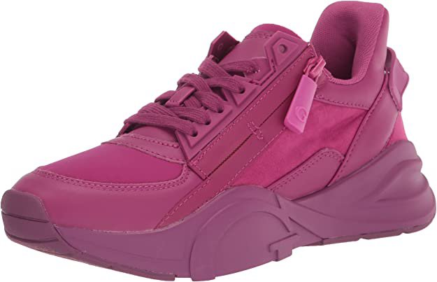 Amazon.com | GUESS Women's BAILIAN Sneaker, Dark Pink, 11 | Ankle & Bootie