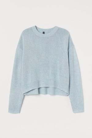 Pullover in maglia - Azzurro - DONNA | H&M IT