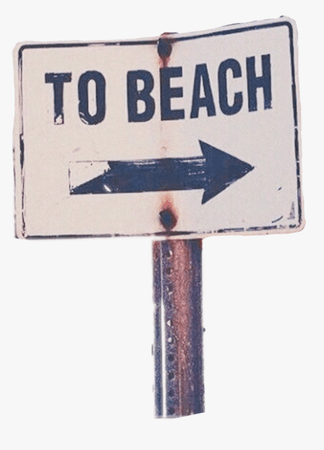 #beach #old #retro #vintage #sign #mooboard #niche - Png Beach, Transparent Png , Transparent Png Image - PNGitem