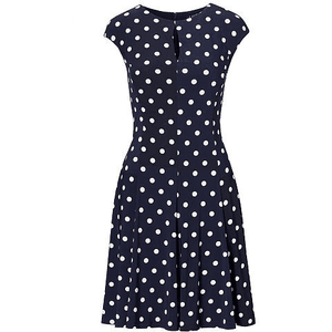 Polka-Dot Jersey Dress for $140.00 available on URSTYLE.com