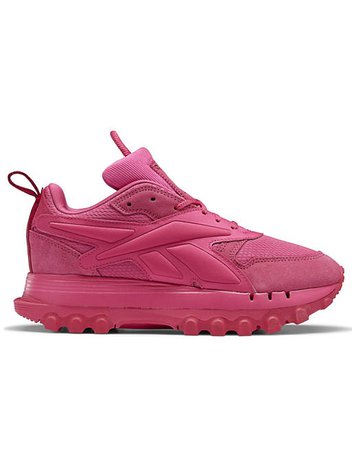 Reebok x Cardi B Classic Leather sneakers in hot pink | ASOS