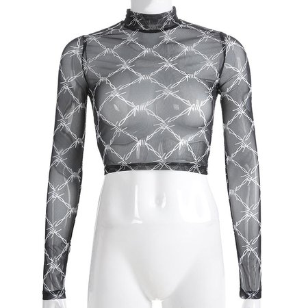 barb wire mesh top