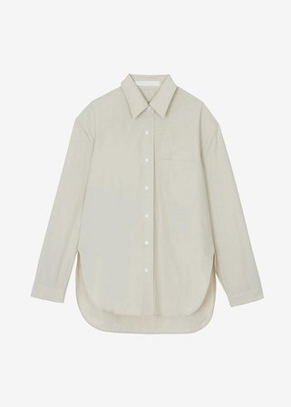 Ansel Cotton Shirt - Oyster – Frankie Shop Europe