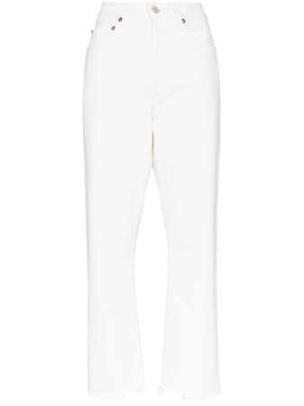 AGOLDE Cropped Regular Fit Jeans - Farfetch