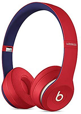 Amazon.com: Beats Solo3 Wireless On-Ear Headphones - Apple W1 Headphone Chip, Class 1 Bluetooth, 40 Hours Of Listening Time - Club Red (Latest Model)