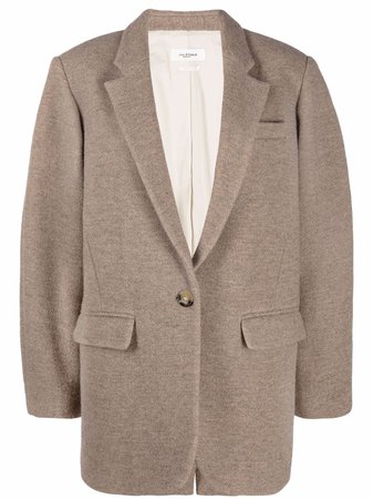 Shop Isabel Marant Étoile Nilinda single-breasted blazer with Express Delivery - FARFETCH