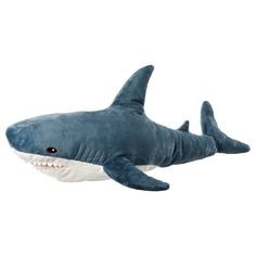BLÅHAJ Soft toy, shark