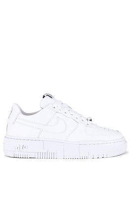 Nike AF1 Pixel Sneaker in White & Black Sail | REVOLVE