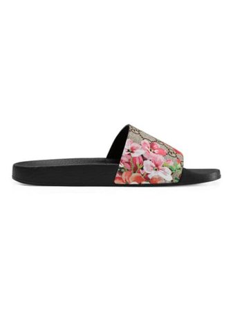 Gucci - Women's Matelassé Rubber Slides - saks.com