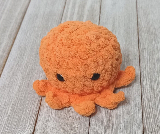 orange crochet stuffed animal