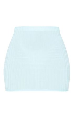 Mint Rib Mini Skirt | Co-Ords | PrettyLittleThing