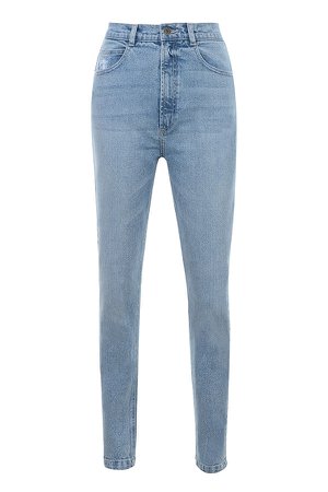 Clothing : Trousers : 'Bria' Pale Blue High Waist Denim Jeans