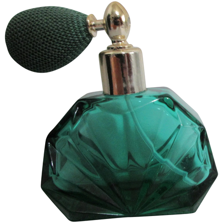 Emerald perfume bottle