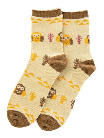 CDJapan : Wa no Attaka Socks Owl Collectible
