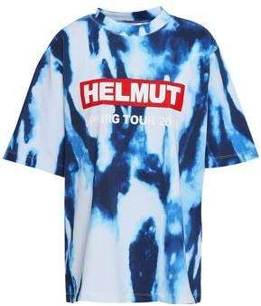 Printed Tie-dyed Cotton-jersey T-shirt