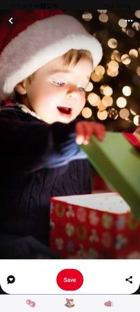 Child Opening Gift