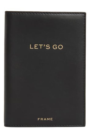 Frame Let's Go Leather Passport Wallet | Nordstrom