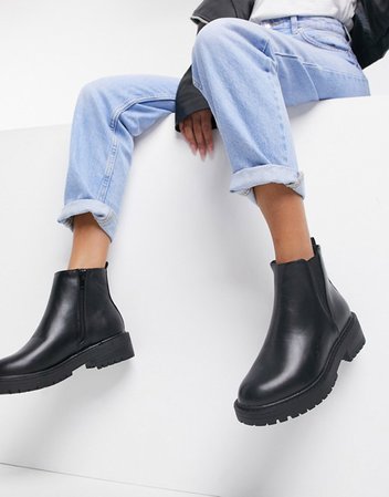 chunky chelsea boots from asos