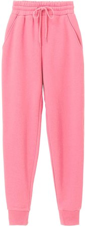 Amazon.com: urbandaizy 35053 Women's Melange Velboa Jogger Sweatpants Pockets Elastic Waistband Almond S: Clothing