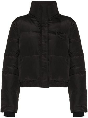 Shop Danielle Guizio cropped puffer jacket with Express Delivery - FARFETCH