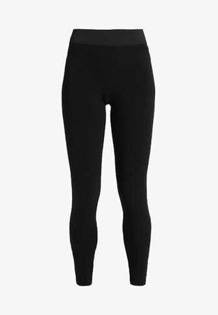 ONLY ONLFABINNA ANKEL - Leggings - Trousers - black - Zalando.co.uk