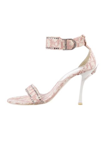 Christian Dior Crystal-Embellished Logo Sandals - Shoes - CHR95394 | The RealReal