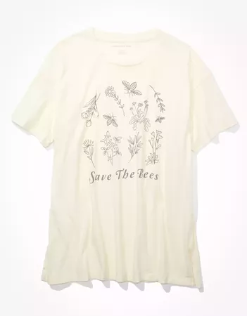 AE Save The Bees Graphic T-Shirt cream