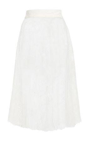 Chantilly Lace Knee-Length Skirt By Elie Saab | Moda Operandi