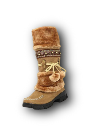 Mid-Calf Thick Fur Boots boho footwear
