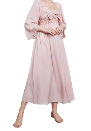 baby pink nightgown
