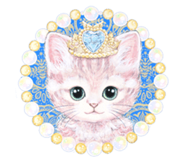 kawaii royal cat