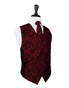 Scarlet Tapestry Tuxedo Vest – Buy4LessTuxedo.com