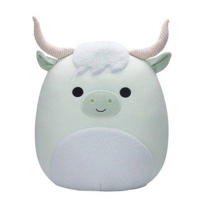 Squishmallows Iver 16" Mint Highland Cow Plush Toy - Walmart.com