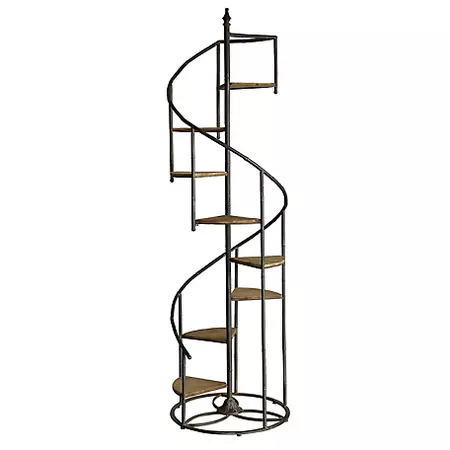 Crestview Collection Darby Spiral Staircase Metal and Wood Display Piece - 1667843 at Tractor Supply Co.