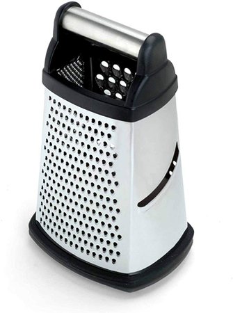 Most Popular Cheese Grater - KitchenAid Stainless Steel 4-Sided Food Grater With Storage Container For Hard Cheeses, Vegetables, Chocolate, Ginger, Nuts, Zesting Lemons, Limes and Oranges - Perfect For Everyday Cooks - Black: Amazon.ca: Home & Kitchen