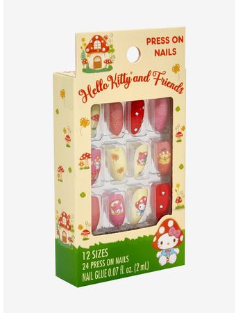 Sanrio Hello Kitty & Friends Mushroom Press On Nails Set - BoxLunch Exclusive | BoxLunch
