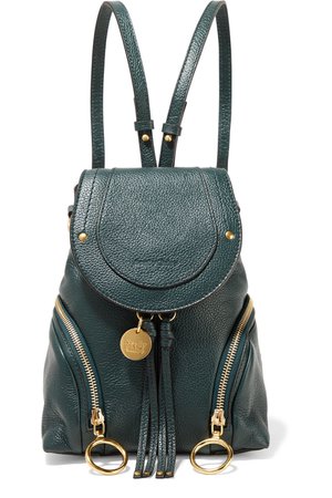 See by Chloé Olga small leather backpack