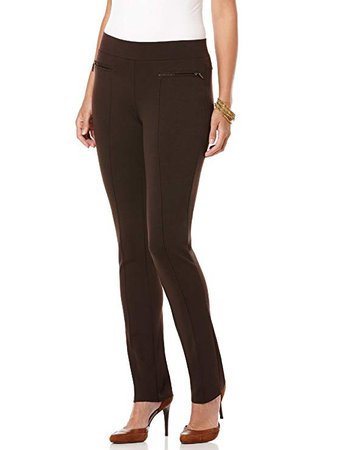 Rafaella Women's Slim Ponte Comfort Pant at Amazon Women’s Clothing store