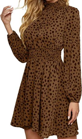 Amazon.com: OFEEFAN Women's Casual Dresses Long Sleeve 2022 Cocktail Dress for Wedding Guest : Clothing, Shoes & Jewelry