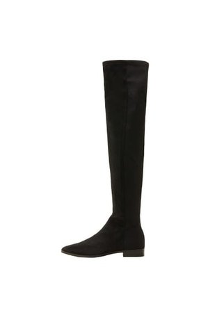 MANGO Flat over-the-knee boots