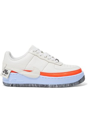 Nike | Air Force 1 Jester XX textured-leather sneakers | NET-A-PORTER.COM