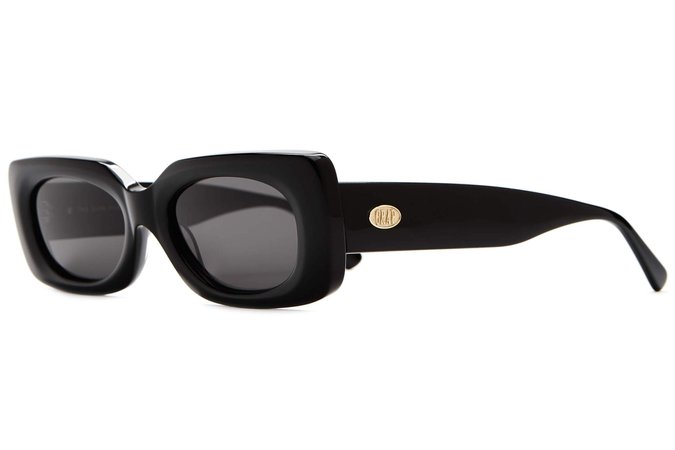 Crap® Eyewear | The Supa Phreek Black Rectangular Square Sunglasses