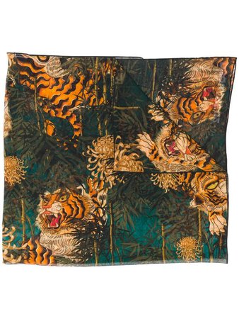 Dsquared2 tiger motif scarf - FARFETCH