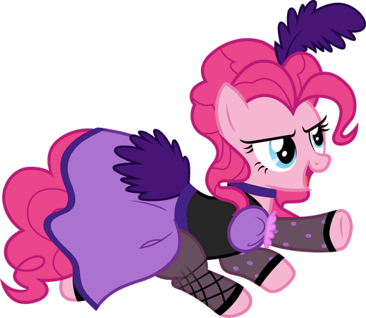 Old West Pinkie Pie no clam by CloudyGlow on DeviantArt