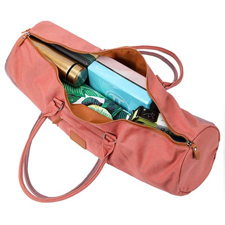 Amazon.com : FODOKO Yoga Mat Bag Large Canvas Yoga Mat Tote Gym Duffle Bag Sling Carrier with Zippers and Pockets : Sports & Outdoors